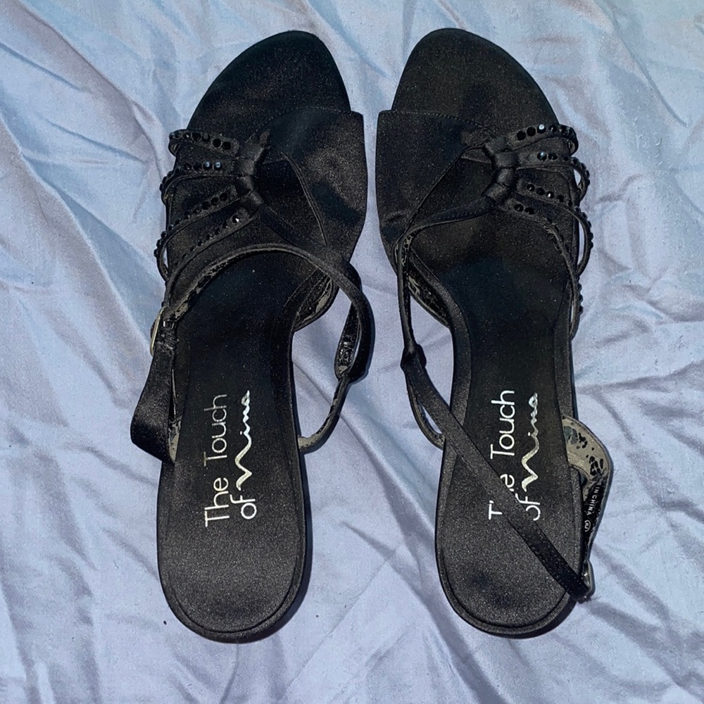 Black Nina Heels